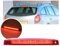 NSLUMO Rote Linse rote LED 3rd dritte Bremsleuchte fur Ren/ault Megane II MK2 Kombi hinten mittig hohe Montage bremslicht Stopplampe, OEM-#:8200175538