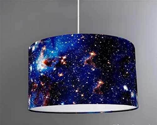 New Stunning Kid Room deep Galaxy Space Stars in Blue Night Sky lamp Shade Pendant Shade