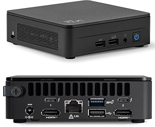 Intel NUC 13 Arena Canyon Mini-PC NUC13ANKi7 Mini-Desktop-Computer/HTPC der 13 Gen. Intel Core i7-1360P,12 Kerne(4P+8E),16 Threads,WiFi 6,Bluetooth 5.3,Windows 11 Pro(32GB RAM, 2TB SSD)