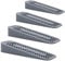 4 Pack Door Stoppers for Floor (12 x 3.6 x 2 cm) – Heavy-Duty Non-Skid Door Wedges – Scratch-Resistant Door Stop for Bottom Door Solidness – Ideal for Floors, Carpets, Tiles & Wood (Grey)