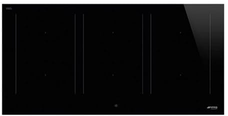 SMEG SIM3964D, Placa de inducción UNIVERSAL, Black glass