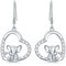 ROMANTICWORK Elefant Ohrringe 925 Sterling Silber Hypoallergen Elefanten Hängende Ohrringe Elefant Schmuck Geschenke für Damen Mädchen