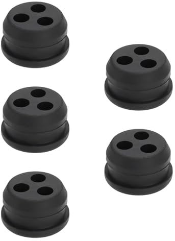 OTOTEC 5Pcs 3 Hole Fuel Tank Grommet Fuel Line Gas Tank Grommet Replacement Part 13211546730 V137000030 Compatible with Echo for Strimmer Trimmers