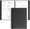 JAYSOO® Wochenplaner,undatierter Terminplaner, A5 Wochenkalender mit Einkaufsliste, To do list usw., 118 Seiten 155x215mm Soft Cover Coil Wochenkalender für Arbeit, Lernen und Familienplan - Schwarz