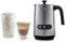 De'Longhi LatteMix EMF3.M Mousseur à lait électrique pour lait chaud & froid & alternatives végétales Nettoyage facile Couvercle transparent 3 boutons 250 ml Blanc