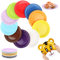 UTOCLEC 120 PCS Platos de Papel de Colores, 7 Pulgadas de Plato de Papel, Colorido Plato de Papelde Fiesta Alrededor del Plato, Para Cumpleaños, Bodas, Fiestas, Picnic