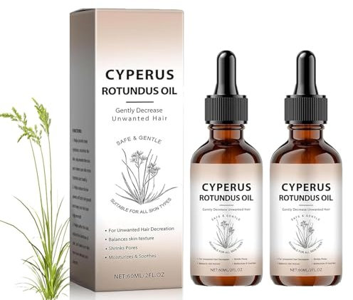 Olio di Cipresso Naturale, Inibitore della Crescita dei Peli, Riduce la Crescita dei Peli Superflui, Idrata e Lenisce la Pelle, Adatto a Tutti i Tipi di Pelle