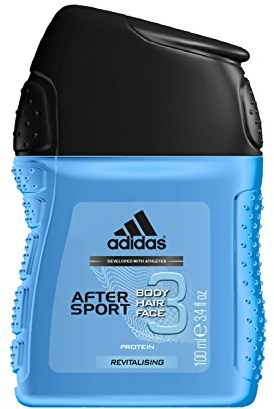 adidas Male Personal Care After Sport Shower Gel, 3.4 Fluid Ounce