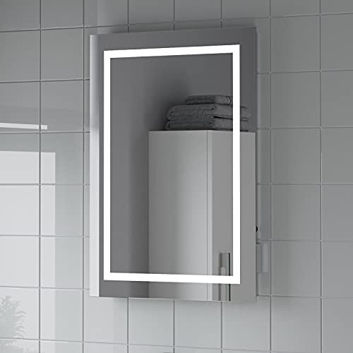 Artis® 500 x 700mm Bathroom Mirror with LED Lights Wall Mounted Demister Shaver Socket Illuminated Mirrors for Bathrooms, Mains Powered, Motion Sensor