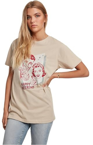 Mister Tee Women's Ladies Happy Weekend Tee T-Shirt