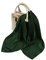 New Satin Silk Shiny Plain Solid Colours Large Square Plain Head Neck Scarf Wrap 90 X 90 cm (Bottle Green)