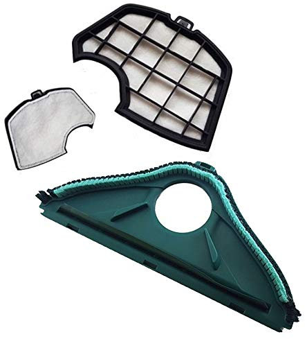 DL SERVICE Sottospazzola Folletto VK140 + 1 Griglia Protezione Motore VK140 compatibili con Aspirapolvere Folletto Vorwerk | Ricambi adattabili alta qualità