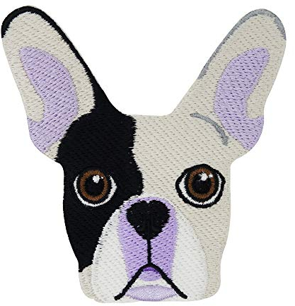 Finally Home Französische Bulldogge Hund Patch zum Aufbügeln | Hunde Patches, Tier Bügelflicken, Kinder Flicken, Pfoten Aufnäher für