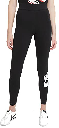 Nike Damen W Nsw Essntl Lggng Futura Hr Leggings, Black/(White), XL EU