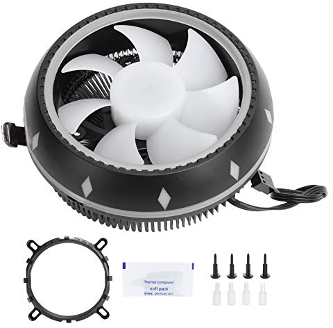 Enfriador de CPU RGB para LGA775 / 1150/1151/1155/1156/1366 / FM2 / AM4 / FM1 / AM3 + / AM3 / AM2, 2000PRM, disipador de calor del ventilador de refrigeración del host de escritorio de 3 pin