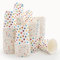 Wellsamed WELLSACUP 1000 Stück Pappbecher 180 ml Punkte, geeignet für Heiß- und Kaltgetränke, Party, Kindergeburtstag, Picknick, Grillen