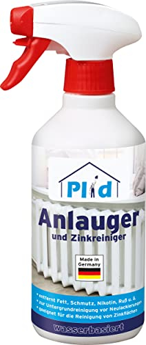 plid® Anlauger & Zinkreiniger - [IDEALE - UNTERGRUNDREINIGUNG] - Fliesenreiniger - Macht alle Untergründe für Neuanstriche haftfähig, griffig und gründlich sauber- Made in Germany 0,5l