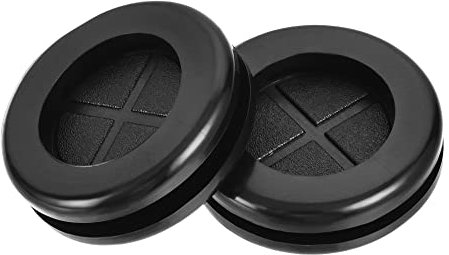sourcing map Rubber Grommet Round Double-Sided Mount Dia 25 mm for Wire Protection 4pcs