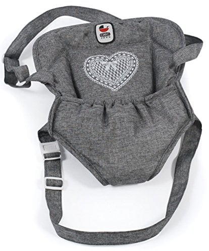 Bayer Chic 2000 782-76 Puppentragegurt für Baby-Puppen, Puppentrage, Puppenzubehör, grau