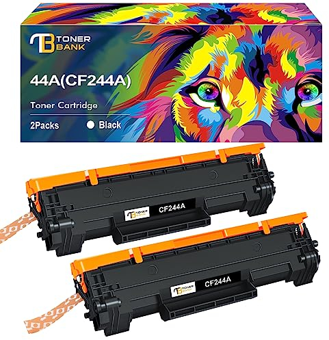 Toner Bank 44A CF244A Kompatibler Toner Ersatz für HP MFP M28w Laserjet Pro M15w M15a MFP M28a M16w M16a M28 M29w M29a M29 M15 M16 – Schwarz 2er-Pack
