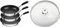 ZWILLING 65249-000-0 Set di Padelle, 3 Pezzi, 20 + 24 + 28 cm, 18/10, Acciaio Inox & Twin Specials Coperchio, Acciaio Inossidabile, Trasparente, 28 cm