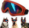 Hundesonnenbrille mit verstellbarem Riemen, UV-Schutz, winddicht, geeignet für große und mittelgroße Hunde, Augenschutz