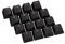 ENDORFY PBT Keycaps, Satz von 124 keycap, klare Schrift, haltbares und unauslöschliches PBT-Material, US ANSI-Layout | EY0E001, Schwarz