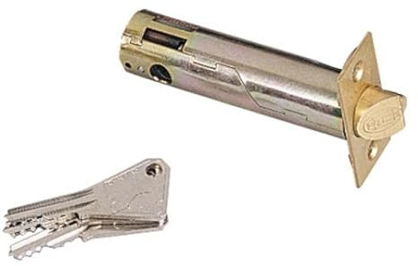 Vachette Boîtier avec axe à 63,5 mm finition laiton poli pour serrures tubulaire V 6500