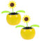 Vaguelly Solarbetriebene Wackel-Sonnenblume Auto Dekoration Energiesparende Solarblume Für Armaturenbrett Niedliches Blumenornament Für Auto Und Büro Optimale Innenraumgestaltung