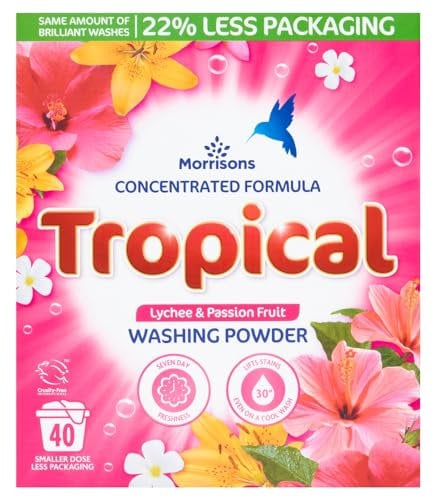 Morrisons Bio Tropical Laundry Powder, 2kg
