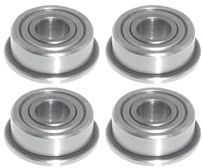 Flanschlager FR2-5 ZZ 1/8x5/16x9/64 Miniaturkugellager 4 Stück - rcbay | Chromstahl beidseitig gedichtet