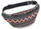 Leon Gürteltasche Bauchtasche Hüfttasche 100% Baumwolle Fanny Pack Belly Belt Moon Bag Bumbag Boho Hippie Tribal Damen Herren (GT_Boho_004)