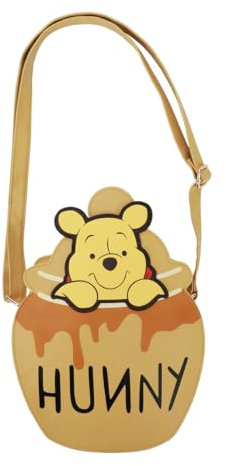 Bioworld Winnie The Pooh Hunny Pot Umhängetasche, 20,3 cm, gelb, Einheitsgröße