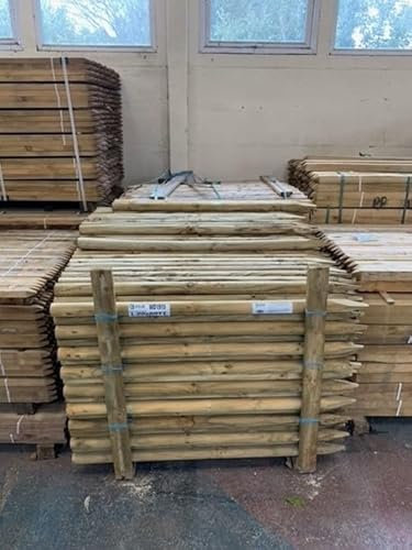 F&G Supplies Round Fence Posts 1.2m x 50mm Pressure Treated 10 Pack