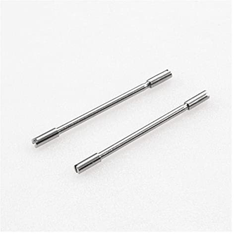 JUANZD 26,5mm Uhr Schraubstange Kompatibel mit Audemars Piguet Royal Oak Offshore AP1540015500AP15202 Uhr Gummi-Leder mit Metallteilen(Oranje)