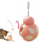 Juguete interactivo para gatos, juguete de cuerda para gatos, dispensador de comida para gatos, juguete para entrenamiento de alimentación lento y autoempleo, juguete de inteligencia para gatos (rosa)