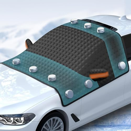 NBVGFGDF Auto Frontscheibenabdeckung, für Renault Trafic NV300 2014-2023 Wasserdicht Faltbar Auto Winter frontscheibenabdeckung Windschutzscheibe Frostschutz
