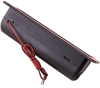 LBBJHVA Universal Auto Bremsleuchten 5LED High Mount Ebene Dritte 3RD Bremse Stopp Hinten Rücklicht Auto Zubehör Bremsleuchte 17 * 5 cm