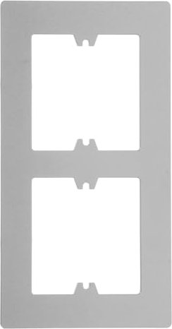 Mikikit Schalterabdeckung 86 Typ Erweiterte Abdeckplatte Für Unterputzdose Grau Mit Verdecktem Design Wandplatte Steckdosenabdeckung Für Sichere Elektroinstallation