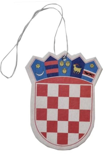 Kroatien Autoduft 3 Stück Fahne Wappen Auto Pkw - 3T