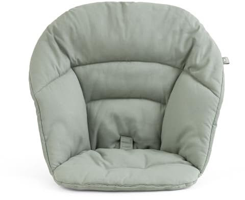 Stokke Clikk Hochstuhl, Glacier Green - Rundum-Paket mit Tray & Sicherheitsgurt - Leicht, robust & reisefreundlich - Ergonomisch mit verstellbaren Funktionen - Ideal für 6-36 Monate oder bis 15 kg