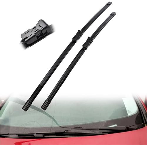 NKLDDE 2012 2013 2014 2015 2016 Escobillas De Limpiaparabrisas Delanteras para Ford para Focus 3 Hatchback 2011-2017 Escobillas para Parabrisas De 28+28