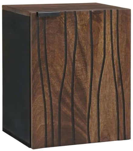 vidaXL Waschbeckenschrank Walnuss 38 x 33,5 x 48 cm Holzwerkstoff | Genug Platz für deine Sachen, Robust wie alte Stiefel und stabil gebaut, Sieht cool aus mit einem modernen Twist