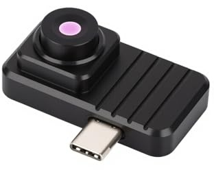 Waveshare Mobile Infrared Thermal Imaging Camera, Type-C Interface, Plug-and-Play, 160×120 Resolution, 88° Field of View, Aluminum Alloy Case