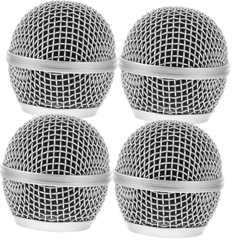 Gatuida 4pcs Elegant Design Microphone Windscreen Mesh Replacement for Wireless Mic Supplies