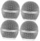 Gatuida 4Pcs Microphone Grille Ball Head Replacement Foam Filter for Microphones Durable and Foam Easy Installation for Professional Audio Settings