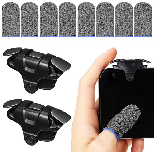 VANZACK 1 Satz Mobiler Gaming Controller mit Hochempfindlichen Auslösern Elastischem Clip und Schutzfunktion Kompatibel mit Meisten Smartphones Spielzubehör für Zufällige Farbe