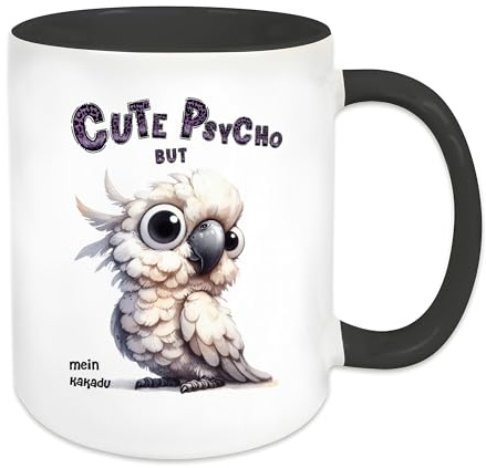 Kakadu Tasse, Dein täglicher Glücksbringer, Geschenk, Geschenkidee,Weihnachten,Geburtstag, A6599