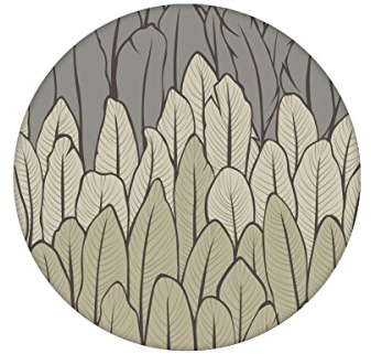 Beige Streifentapete mit Feder Motiv passt zu Farben von Farrow & Ball - Vlies Tapete Streifen - GMM Design Deko für edle Wände (H: 1,5m B: 46.5cm)