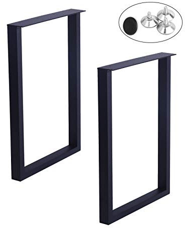 Pieds de Meubles MBQQ, 71,1 cm de Hauteur, 43,2 cm de Large, Pieds de Table en métal, Pieds de Table de Salle à Manger, Pieds de Table en Fonte